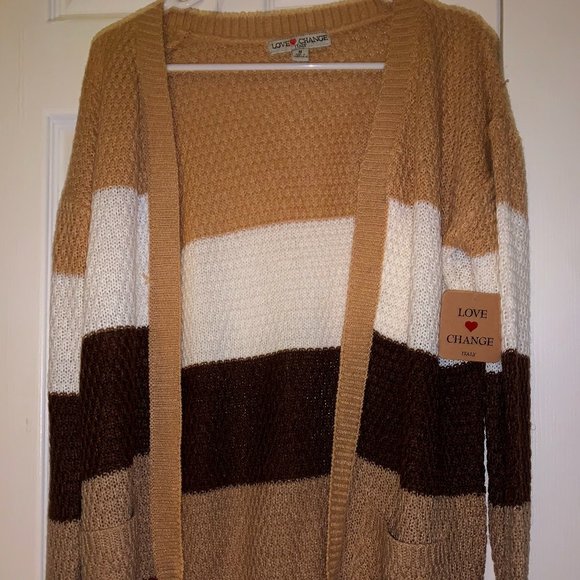 Neutrals Cardigan with Pockets - Picture 1 of 2